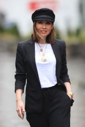 Myleene Klass Looks Chic in a Trouser Suit - London 02/17/2021