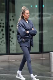 Olivia Attwood and Bradley Dack - "Olivia Meets Her Match" Filming Set in Manchester 02/24/2021