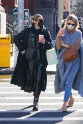 Olivia Palermo and Nicky Hilton - Out in New York 02/25/2021