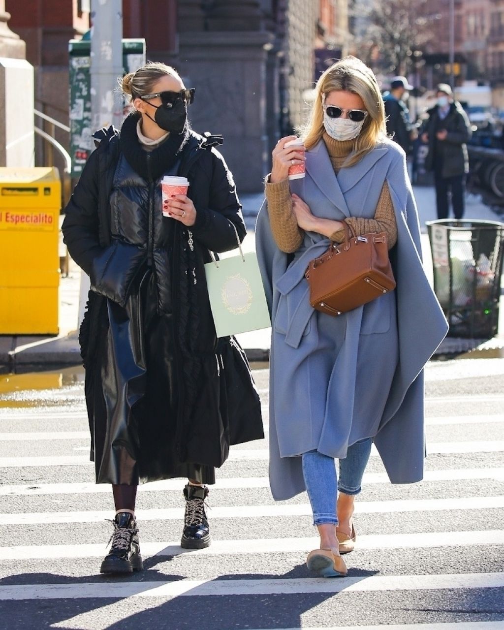 Olivia Palermo and Nicky Hilton put on a stylish display while out for some  shopping in New York City-020823_5
