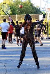 Phoebe Price at the park in Los Angeles 02/25/2021