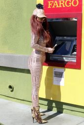 Phoebe Price - Gets Some cash at Her Local ATM in LA 02/26/2021