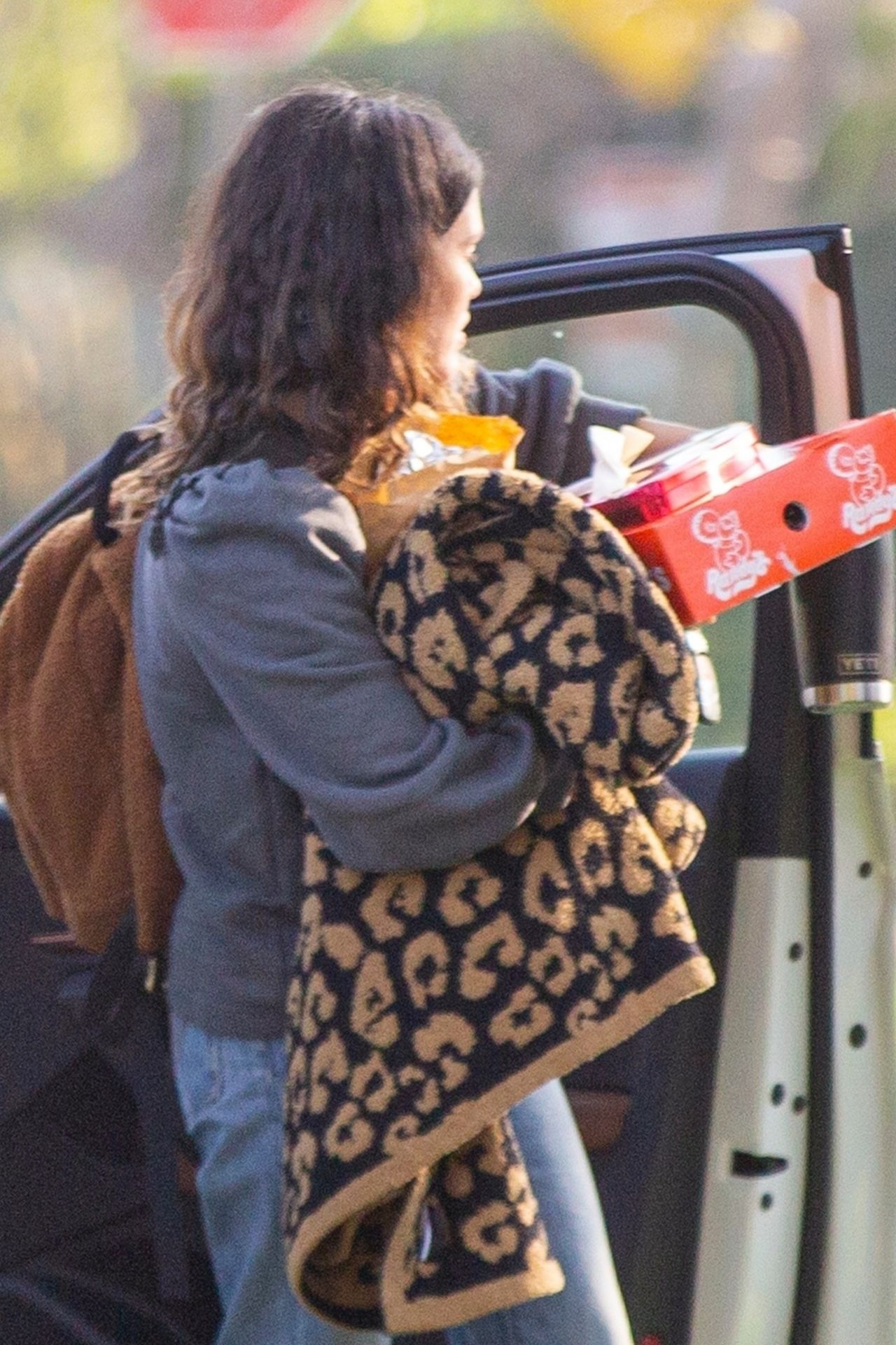 Rachel Bilson Arriving At A Super Bowl Party In La 02 07 2021 Celebmafia