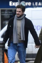 Rose Leslie and Kit Harington - Out in London 02/16/2021