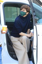 Selma Blair With Ron Carlson Out in Los Angeles 02/06/2021