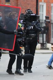 Sienna Miller - "Anatomy of a Scandal" Filming Set in London 02/14/2021