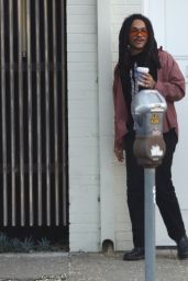 Simi Khadra at Alfred Coffee in West Hollywood 02/10/2021