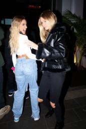 Tana Mongeau and Josie Canseco at BOA Steakhouse in West Hollywood 02/05/2021
