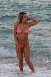 Tana Mongeau in a Pink Bikini in Miami Beach 02/22/2021