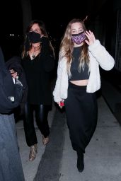 Taylor Dayne With Her Daughter Astaria Dayne at Craigs in West Hollywood 02/11/2021