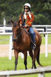 Tessa Thompson - Horse Riding in Centennial Park in Sydney 02/03/2021