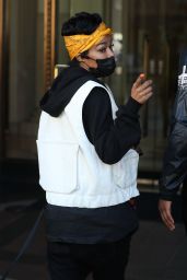 Teyana Taylor at 208 Rodeo Restaurant in Beverly Hills 02/18/2021