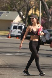 Victoria Justice in Gym Ready Outfit - Los Angeles 02/03/2021
