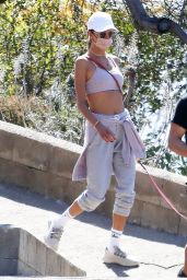 Alessandra Ambrosio - Out For a Hike in LA 03/04/2021