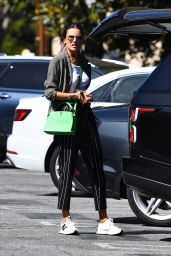 Alessandra Ambrosio Street Style - Brentwood Country Mart 03/22/2021