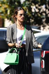 Alessandra Ambrosio Street Style - Brentwood Country Mart 03/22/2021