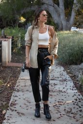 Alessandra Ambrosio Street Style - Los Angeles 03/18/2021