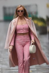 Amanda Holden Wears Gingham Top and Trousers 03/03/2021