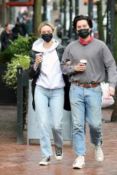 Ari Fournier and Cole Sprouse - Out in Vancouver 03/07/2021