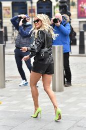 Ashley Roberts Wearing River Island Outfit and ASOS Heels 03/23/2021