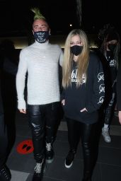 Avril Lavigne - Arrives at BOA Steakhouse in West Hollywood 03/05/2021