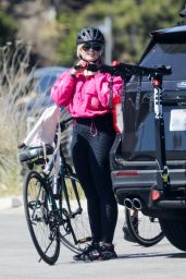 Bebe Rexha - Bike Ride at the Beach in Santa Monica 03/21/2021