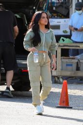 Becky G - Shooting a Commercial in LA 03/30/2021