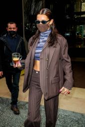 Bella Hadid - Leaving Her Hotel in Paris 03/04/2021