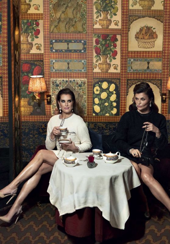 Brooke Shields and Helena Christensen - L