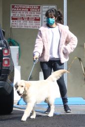  Camila Cabello - Walking Her Dog in Los Angeles 03/15/2021