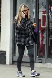 Caprice Bourret Make-up Free Out in London 03/23/2021