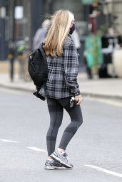 Caprice Bourret Make-up Free Out in London 03/23/2021