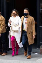 Chrissy Teigen and John Legend - Out in NYC 03/06/2021