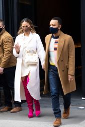 Chrissy Teigen and John Legend - Out in NYC 03/06/2021