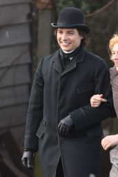 Claire Danes and Frank Dillane - "The Essex Serpent" Filming Set in London 03/16/2021