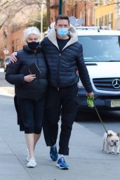 Deborra-Lee Furness and Hugh Jackman - Out in Manhattan’s Downtown Area 03/10/2021