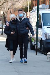 Deborra-Lee Furness and Hugh Jackman - Out in Manhattan’s Downtown Area 03/10/2021