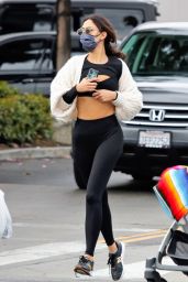 Eiza Gonzalez in Black Tights - West Hollywood 03/07/2021