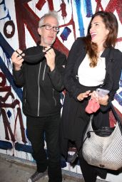 Elisa Jordana and Andy Dick - Outside of Craig