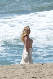 Elsa Hosk at the Beach in Malibu 03/21/2021