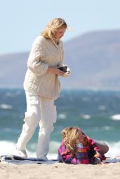 Elsa Hosk at the Beach in Malibu 03/21/2021
