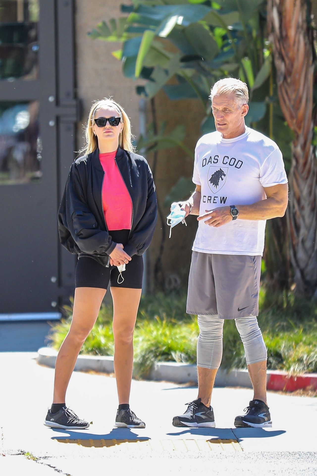 Emma Krokdal and Dolph Lundgren - Out in Beverly Hills 03 