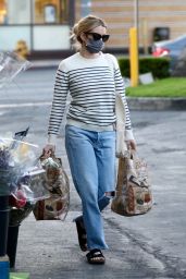 Emma Roberts - Grocery Shopping in Beverly Hills 03/01/2021