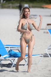 Farrah Abraham in a Bikini on the Beach in Miami 03/13/2021