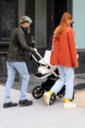 Gigi Hadid and Zayn Malik With Their Daughter in New York 03/25/2021