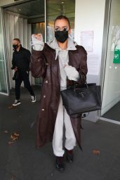 Irina Shayk Arriving in Italy for Milan Fashion Week 02/28/2021