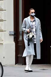 Irina Shayk - Leaving Her Apartment Building in NYC 03/17/2021