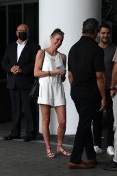 Jennifer Flavin - Leaving the Setai Hotel in Miami 03/19/2021