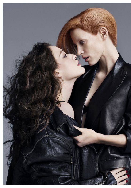 Jessica Chastain and Kat Dennings - Photoshoot for W Magazine 2010