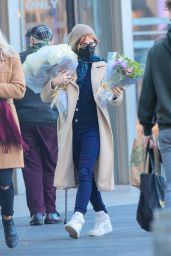 Jessica Chastain - Shopping For Flowers in NY 03/14/2021